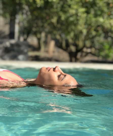 Relajación en aguas salinas